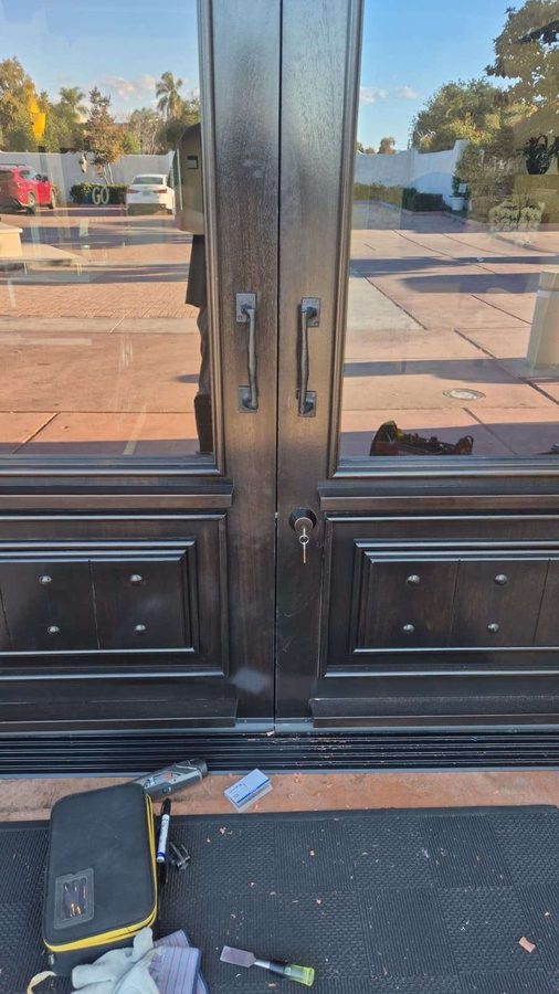 Completed lock, key and door-hardware work by Superior Locksmith