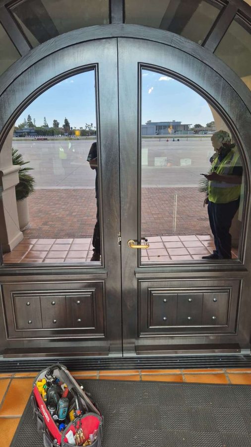 Completed lock, key and door-hardware work by Superior Locksmith