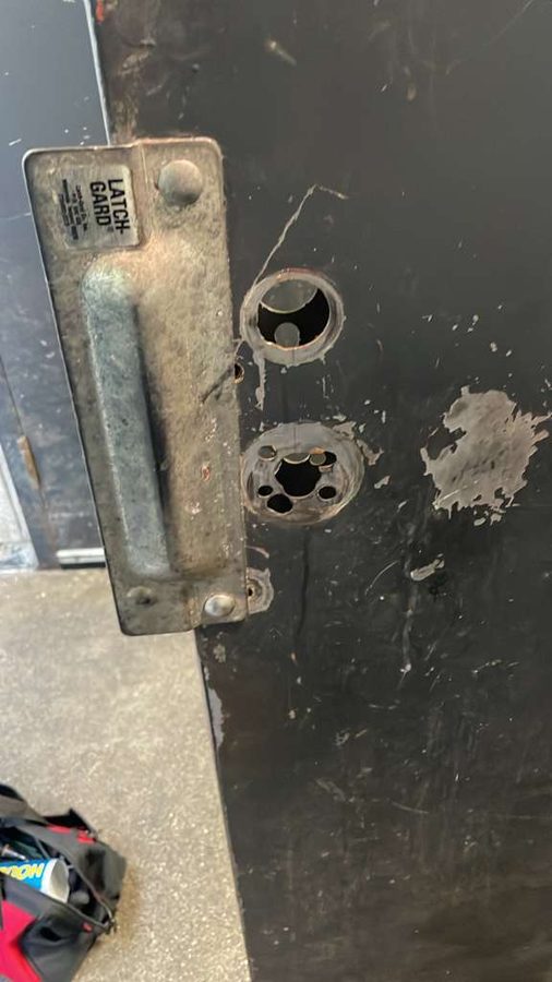 Completed lock, key and door-hardware work by Superior Locksmith