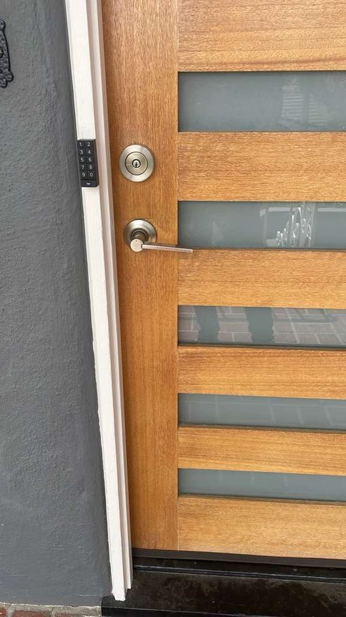 Completed lock, key and door-hardware work by Superior Locksmith