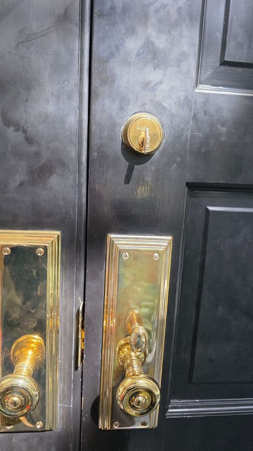 Completed lock, key and door-hardware work by Superior Locksmith