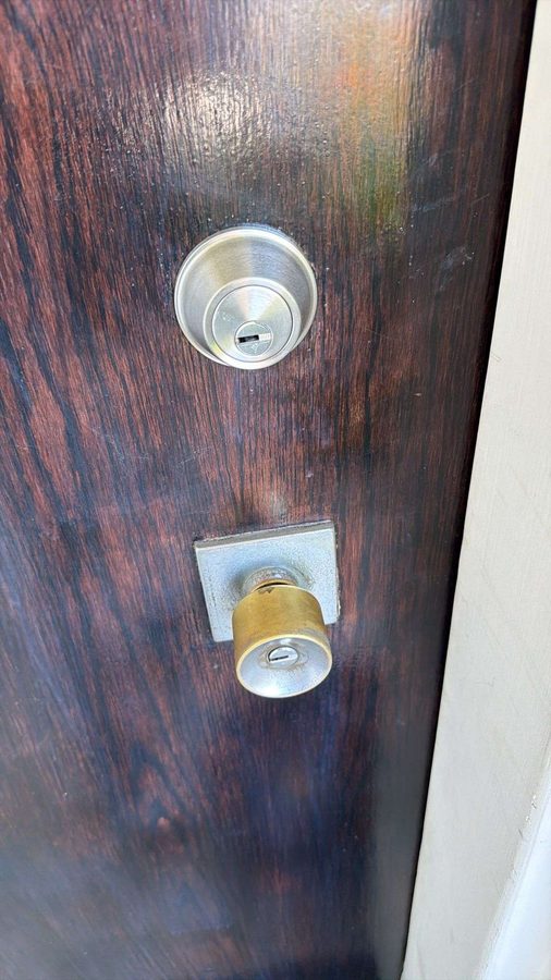 Completed lock, key and door-hardware work by Superior Locksmith