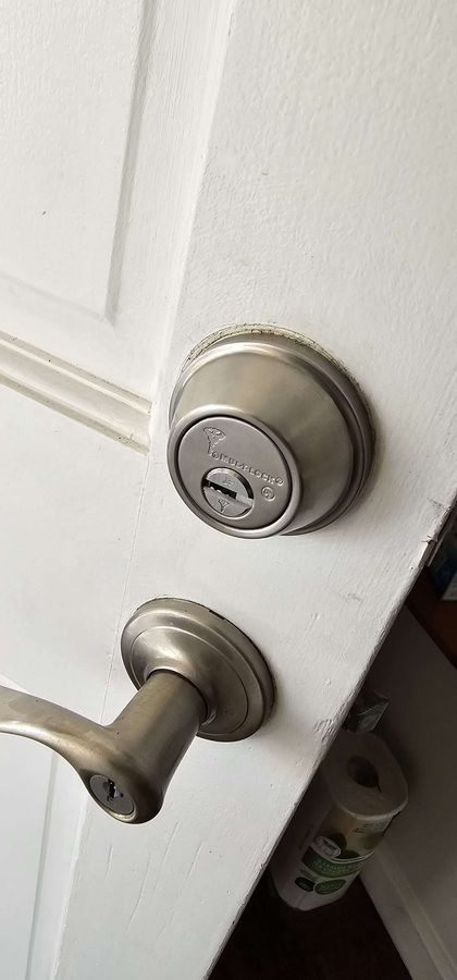 Completed lock, key and door-hardware work by Superior Locksmith