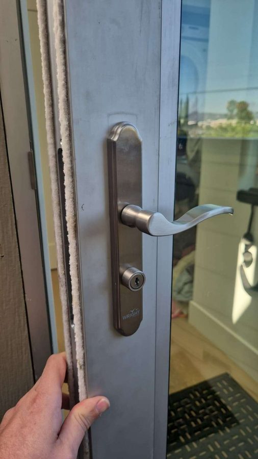 Completed lock, key and door-hardware work by Superior Locksmith