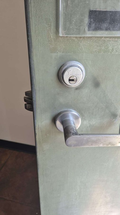 Completed lock, key and door-hardware work by Superior Locksmith