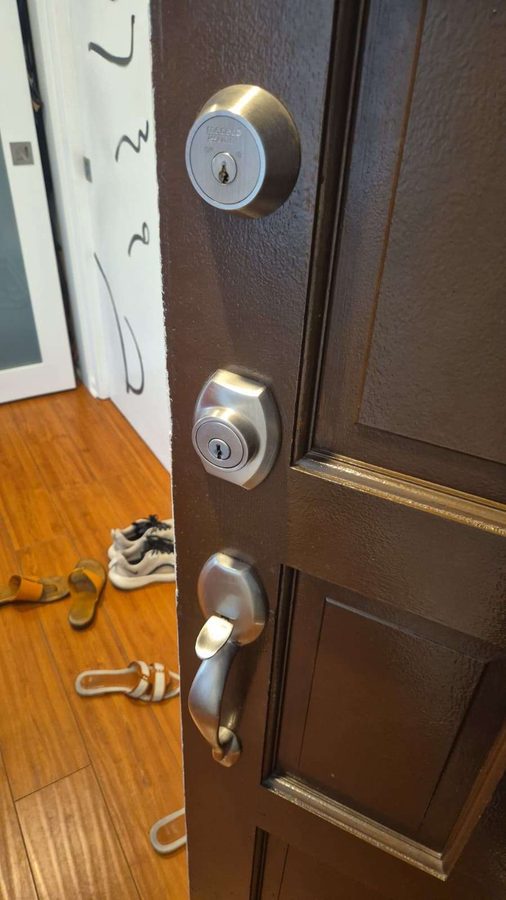 Completed lock, key and door-hardware work by Superior Locksmith