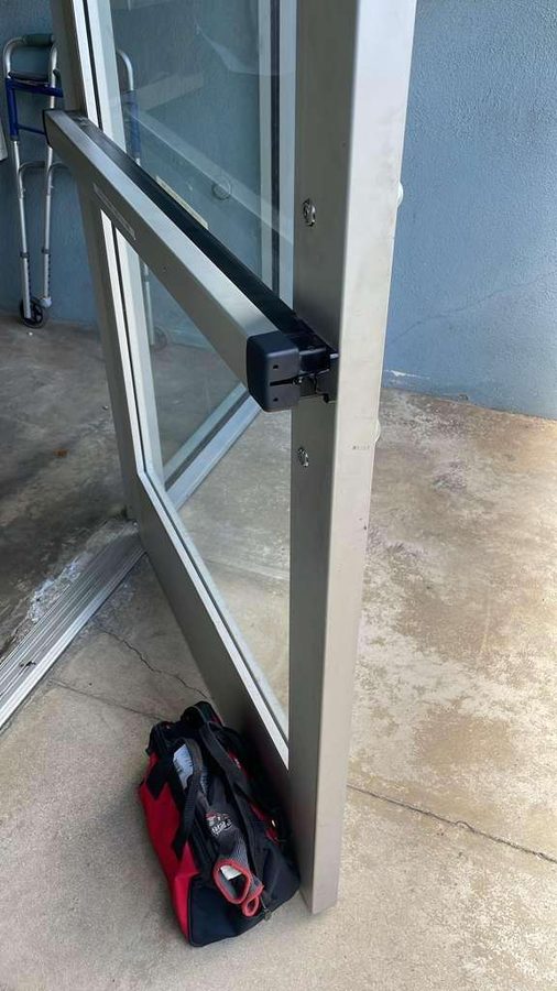 Completed lock, key and door-hardware work by Superior Locksmith